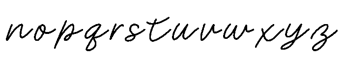 Bhaddaka Font LOWERCASE