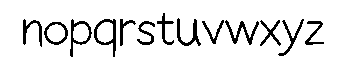 Bhaddakara Font LOWERCASE