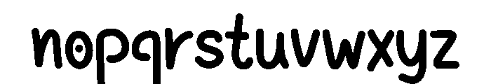 Bhaddiya Font LOWERCASE