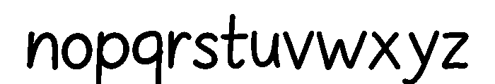 Bhagya Font LOWERCASE