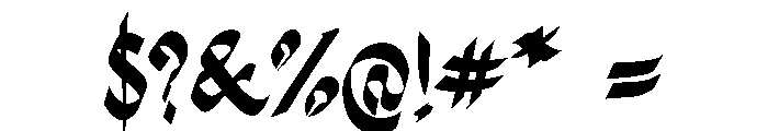 Bhajaniya Font OTHER CHARS