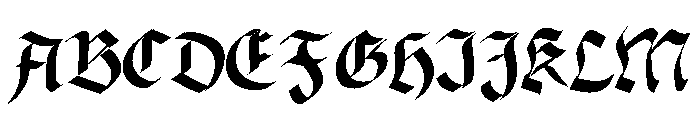 Bhajaniya Font UPPERCASE