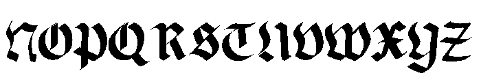 Bhajaniya Font UPPERCASE