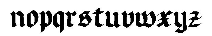 Bhajaniya Font LOWERCASE