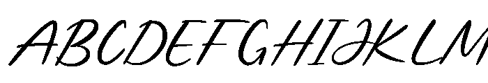 Bhakers Regular Font UPPERCASE