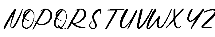 Bhakers Regular Font UPPERCASE