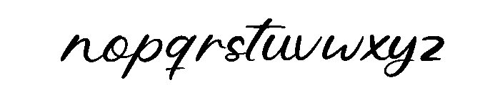 Bhakers Regular Font LOWERCASE