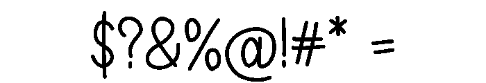 Bhalika Font OTHER CHARS