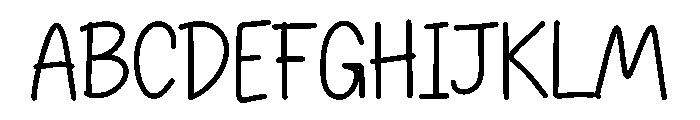 Bhalika Font UPPERCASE