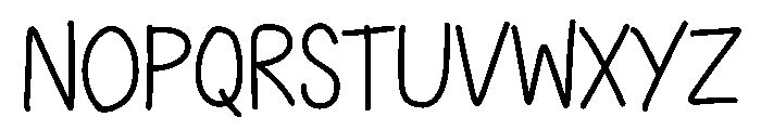 Bhalika Font UPPERCASE
