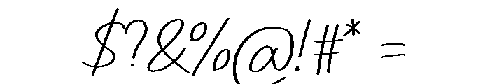 Bhanura Font OTHER CHARS