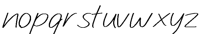 Bhanura Font LOWERCASE