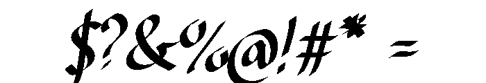 Bhanuteja Font OTHER CHARS