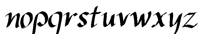 Bhanuteja Font LOWERCASE
