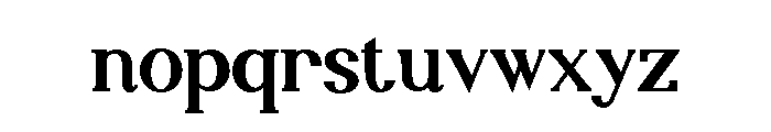 Bharavasta-Regular Font LOWERCASE