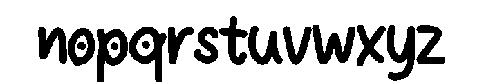 Bhasana Font LOWERCASE
