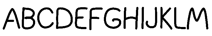 Bhasara Font UPPERCASE