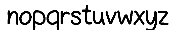 Bhasita Font LOWERCASE
