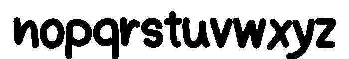 Bhatoolika Font LOWERCASE