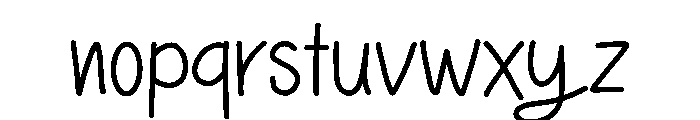 Bhavana Font LOWERCASE