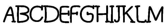 Bhavaniya Font UPPERCASE