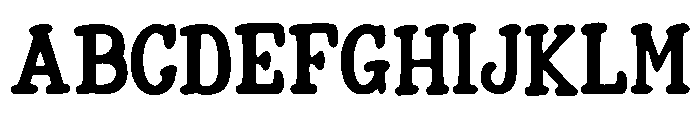 Bhavy Font UPPERCASE