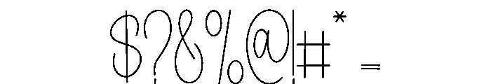Bhestanical Font OTHER CHARS