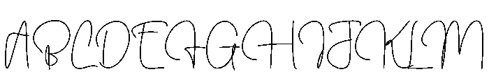 Bhestanical Font UPPERCASE