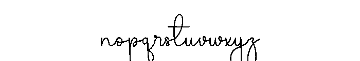 Bhestanical Font LOWERCASE