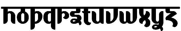Bhezikr Font LOWERCASE
