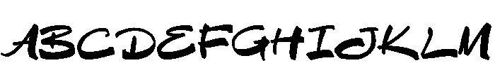Bhitte Glossi Font UPPERCASE