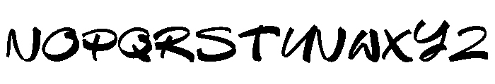 Bhitte Glossi Font UPPERCASE