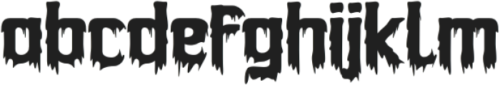 BHOORY-Regular otf (400) Font LOWERCASE