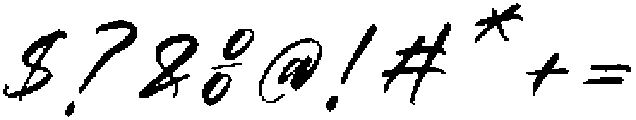 Bhaltron Italic otf (400) Font OTHER CHARS