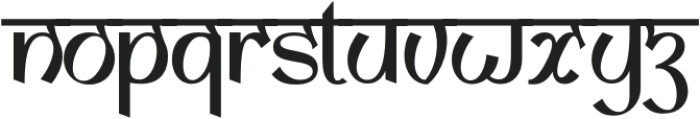 Bharvati-Regular otf (400) Font LOWERCASE