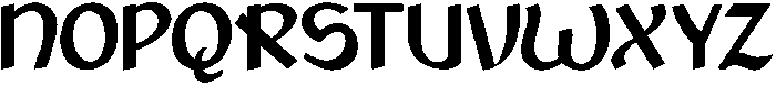 Bhaswari Regular otf (400) Font UPPERCASE