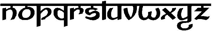 Bhaswari Regular otf (400) Font LOWERCASE