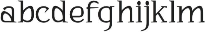 Bhattary Extra Light otf (200) Font LOWERCASE