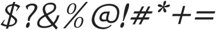 Bhattary Italic Thin otf (100) Font OTHER CHARS