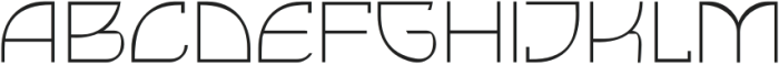 Bhergie Regular otf (400) Font LOWERCASE