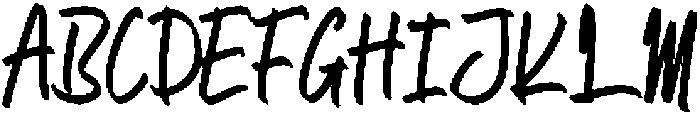 Bhiletha Fileboy otf (400) Font UPPERCASE