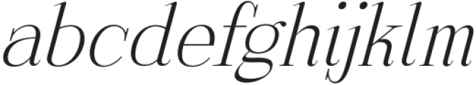 Bhinacle Italic otf (400) Font LOWERCASE