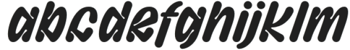 Bhiver Regular otf (400) Font LOWERCASE