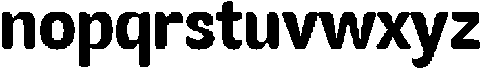 Bhoi Extra Bold otf (700) Font LOWERCASE