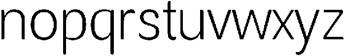 Bhoi Extra Light otf (200) Font LOWERCASE