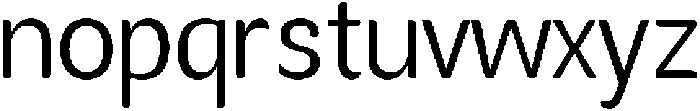 Bhoi-Regular otf (400) Font LOWERCASE