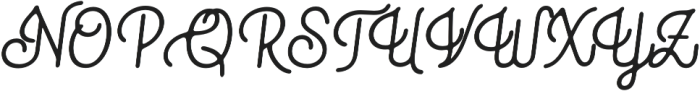 Bhontage  Italic otf (400) Font UPPERCASE