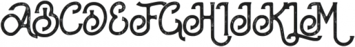 Bhortead Rough ttf (400) Font UPPERCASE