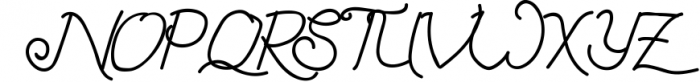 bhaqhoo handwritten Font UPPERCASE