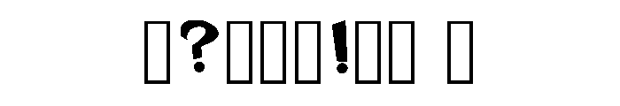 Bhana Regular Font OTHER CHARS